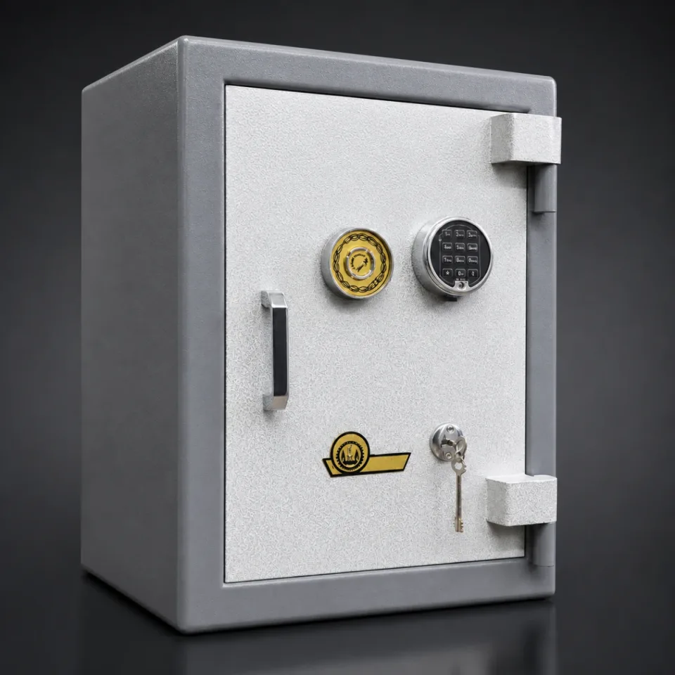 گاوصندوق جهان صنعت مدل 350 با قفل کلیدی و رمز دیجیتال